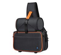 PULUZ PU5014B Borsa a tracolla fotografica triangolare impermeabile per fotocamere reflex con custodia per obiettivo staccabile - Nera