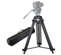 Puluz - PULUZ PU3003 Treppiede in alluminio professionale per DSLR, Reflex Camera, Videocamera - Nero