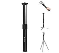 PULUZ Supporto di prolunga per fotocamera DSLR, asta di prolunga in metallo, treppiede, monopiede, estensione cardanica, vite da 3/8" 1/4", asta di prolunga telescopica