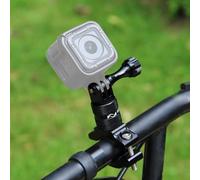 PULUZ Supporto per fotocamera da bici compatibile con GoPro HERO 13 12 11 10, staffa universale per manubrio, supporto in metallo/supporto per Insta360 X5 X4 X3/DJI Action Camera Accessorio