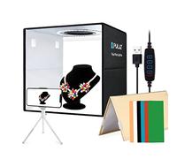 PULUZ - Tenda pieghevole da 30 cm, portatile, per esposizione del prodotto, piccola tenda per studio fotografico, con 6 fondali a colori per fotocamera reflex e fotocamera didigtal