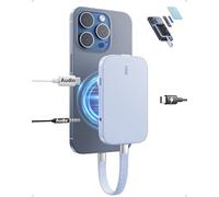 PULWTOP Case SSD M.2 with Magnetic for iPhone 17/16/15 Pro/Pro Max ProRes & Laptops, USB 3.2 External SSD Enclosure Adapter for M.2 2230/2242/2260/2280 NVMe&SATA M Key/M+B Key SSD(SSD not included)