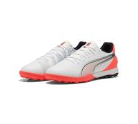 PUMA(プーマ) Tacchetti da calcio unisex TT 108835, 25 Colori Autunno/Inverno Puma Bianco Puma Argento Glowing Red (01), 11 US
