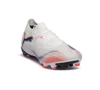 PUMA Future 8 Match Fg/AG, Scarpe da Calcio Unisex-Adulto, Bianco Nero Rosso Brillante, 42 EU