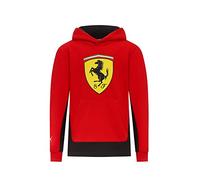 Puma 2023 Ferrari Fanwear Big Shield Hoodie (Red) - Kids