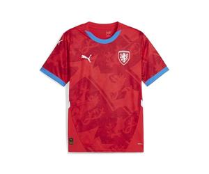 PUMA 2024-2025 Czech Republic Home Shirt, Rosso, Medium Adults