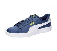 PUMA Sneaker unisex per bambini Smash 3.0 L Jr, Persian Blue PUMA White Lime Smash Cool Mid Grey, 39 EU