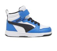 PUMA Sneaker Rebound V6 Mid per Bimbi ai Primi Passi 24 White Black Racing Blue