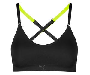 PUMA 3D Knit Sport Triangle Top Corto, Nero, M Donna