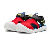 PUMA 400585 Sneaker Fan Racer Sandali V Infant Kids, 25 Colori Primavera ed Estate per tutti i tempi Rosso Giallo Limone Sherbet PUMA Nero 03, 9 US