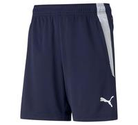 Puma 4063697188969 teamLIGA Training Shorts Jr Pantaloncini Bambino, 176, Peacoat/Puma White