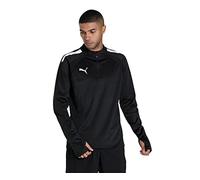 Puma 4063697451872 teamLIGA 14 Zip Top Maglione, XXL, Puma Black/Puma White