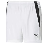 Puma 4063699144444 teamLIGA Shorts W Pantaloncini Donna, XS, Puma White/Puma Black