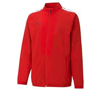 Puma 4063699250800 teamLIGA Sideline Jkt Jr Maglione, 152, Puma Red/Puma White