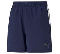 Puma 4063699252026 teamLIGA Sideline Shorts Jr Pantaloncini Bambino, 140, Peacoat/Puma Black/Puma White