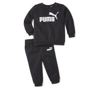 PUMA 4063699328844 Minicats ESS Crew Jogger FL Tuta Sportiva, Cotton Black, 92, 18 mesi