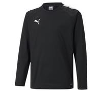 Puma 4063699452556 teamLIGA Training Sweat Jr Maglione, 164, Puma Black/Puma White
