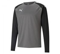 Puma 4063699452693 teamLIGA Training Sweat Maglione, M, Smoked Pearl/Puma White