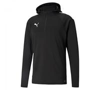 Puma 4063699453225 teamLIGA Training Fleece Maglione, L, Puma Black/Puma White