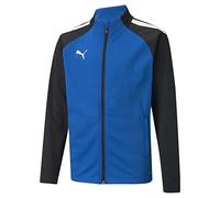 Puma 4063699453898 teamLIGA Training Jacket Jr Maglione, 116, Electric Blue Lemonade/Puma Black
