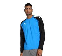 Puma 4063699455021 teamLIGA Training Sweat Maglione, XL, Electric Blue Lemonade/Puma Black