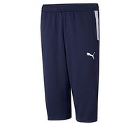 Puma 4063699464009 teamLIGA Training 34 Pants Jr Pantaloni Unisex Bambini, 164, Peacoat/Puma White
