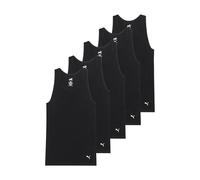 Puma 5 Pack Cotton Rib Tank Top Confezione da 5 Canotte in Cotone a Coste Uomo (Pacco da 5)