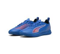 PUMA 6 Play IT JR - Scarpa da calcio, blu ultra blu, bianco e rosso brillante, taglia 42, Ultra Blue PUMA White Glowing Red, 31 EU