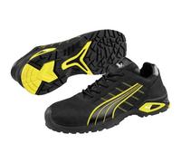 PUMA 642710-43 Safety Sicherheitshalbschuh S3 AMSTERDAM Gr.43 schwarz/gelb, Nub