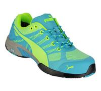 Puma 642900.36 Celerity Knit Blue scarpe di sicurezza per donna Low S1P HRO SRC, misura 36