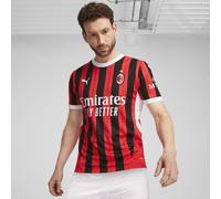 PUMA AC Milan 24/25 Home Jersey Men, Abbigliamento, Rosso/Nero, S S