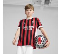 PUMA AC Milan 24/25 Home Jersey Youth, Abbigliamento, Rosso/Nero, 5-6Y 5-6Y