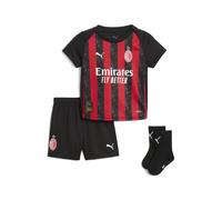 PUMA AC Milan 25/26 Home Babykit Toddler, Abbigliamento, Rosso/Nero, 12-18M 12-18M