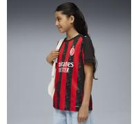 PUMA AC Milan 25/26 Home Jersey Youth, Abbigliamento, Rosso/Nero, 15-16Y 15-16Y