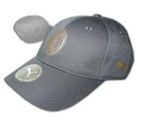 AC Milan Cappello con Visiera, Cappellino Estivo Classico con Logo Ufficiale, Cappellino Uomo o Donna, Unisex, Regolabile, Regolabile, Grigio/Oro