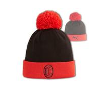 Puma AC Milan Ess Pompom Beanie Lavorato a Maglia Con Bommel Acm Berretto Osfa