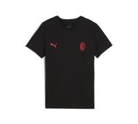 PUMA AC Milan ftblESSENTIALS Maglietta per ragazzi, Nero per tutto il tempo rosso, 152