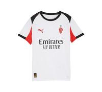 PUMA AC Milan 2025/26 Away Shirt Junior, White 15-16Y