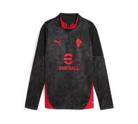 PUMA AC Milano Training - Felpa con zip 1/4, 176 bambini, colore: Nero
