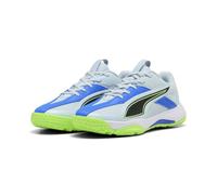Puma Accelerate JR 5 Scarpe da Pallamano, Aqua Glow White-Green Glare, 1 UK