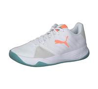 PUMA Accelerate Pro W+, Scarpe da Ginnastica per Ambienti Interni, Unisex - Adulto, Puma White/Neon Citrus/Nimbus Cloud/Porcelain, 42.5 EU