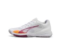 PUMA Accelerate Turbo 4 Handball Scarpe Women, Scarpe, Bianco/Berry/Lilac Crush, 38.5 38.5