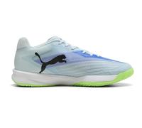 Puma Accelerate Turbo 5 - Scarpe da Ginnastica Unisex per Interni, Colore: Verde e Nero con bagliori, Taglia 40