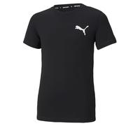 PUMA Active Small Logo Tee B, Maglietta a Maniche Corte Ragazzo, nero (Puma Black), 110