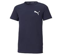 Puma Active Small Logo Tee B - Tee Ragazzi, Peacoat, 140 -