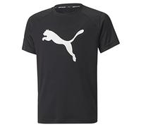 PUMA Active Sports Cat Poly Tee B, Maglietta Bambini e Ragazzi, Black, 140