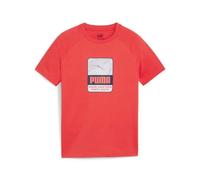 PUMA Active Sports Graphic Tee B, Unisex-Adulto, Rosso Attivo, 152