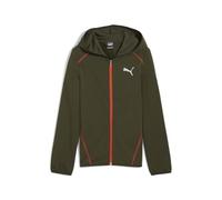 PUMA Active Sports Hoodie Full-Zip TR B - Sudore Ragazzi, Dark Olive, 681808