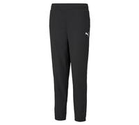 PUMA Pantaloni sportivi nero / bianco, Taglia M