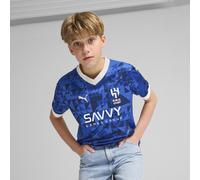 PUMA Al Hilal Saudi F.C. Maglia gara Home 24/25 per ragazzi, Abbigliamento, Blu Intense/Bianco, 13-14Y 13-14Y
